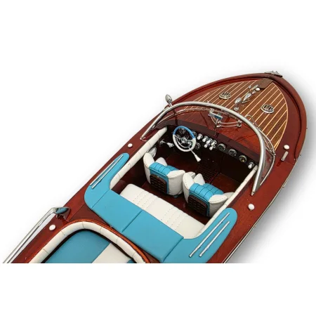 Super Riva Aquarama Lamborghini 50 cm – drewniany model luksusowej, włoskiej łodzi motorowej